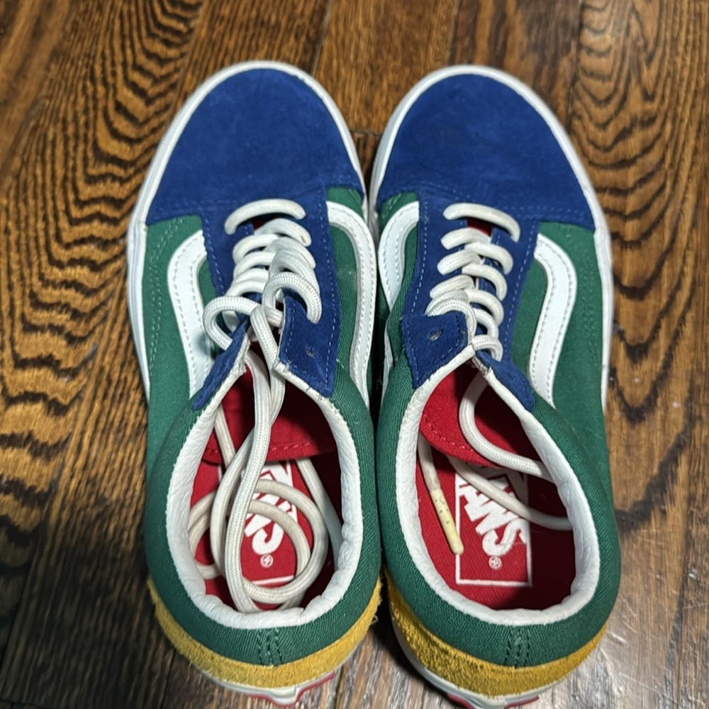 Vans Green and Blue Sneakers Stylish and Comfortable - Picture 3 of 4